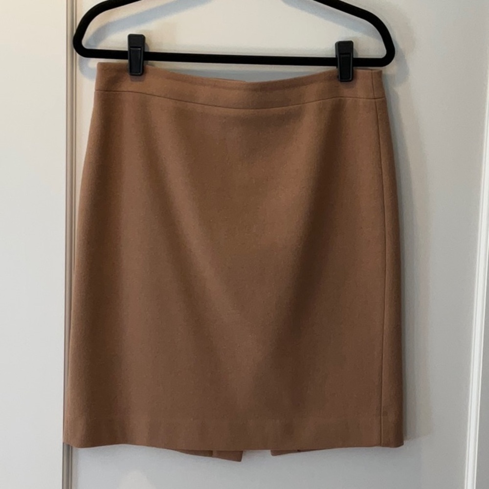 J. Crew Tan Knee-length Pencil Skirt